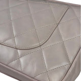 Chanel Light Lilac Calfskin Leather Quilted Flap Chain Bag