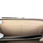 Bottega Veneta Pink Intreccio Snake Leather Long Wallet