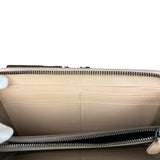 Bottega Veneta Pink Intreccio Snake Leather Long Wallet
