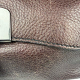 Prada Vintage Brown Leather Cervo Antik Messenger Bag