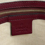 Gucci Ruby Red Bree Dome Tote
