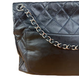 Chanel Black Leather Reissue 2.55 Flap Shoulder Bag 1999