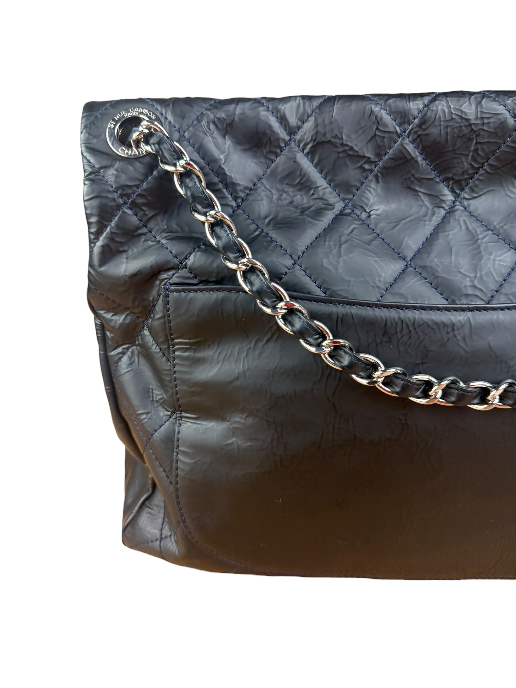 Chanel Black Leather Reissue 2.55 Flap Shoulder Bag 1999