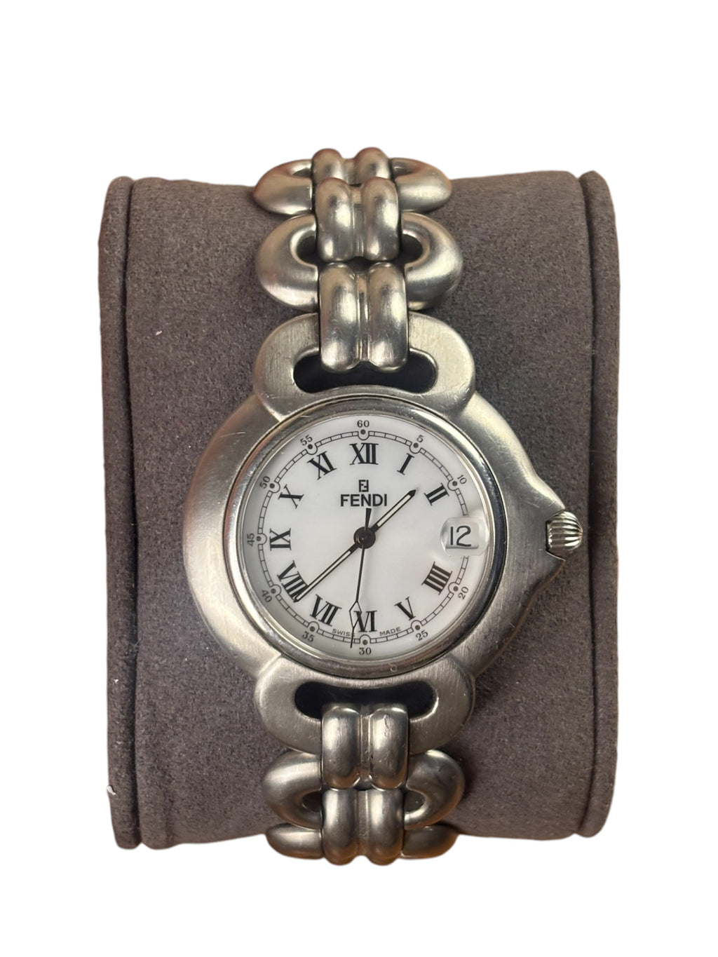 Fendi 1600G White Roman Dial