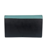 Celine Multi-Colored Leather Pocket Envelope Chain Wallet