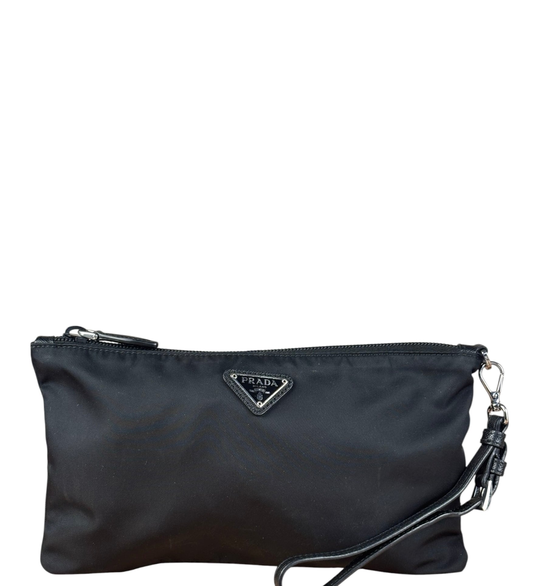 Prada Black Nylon Pouch