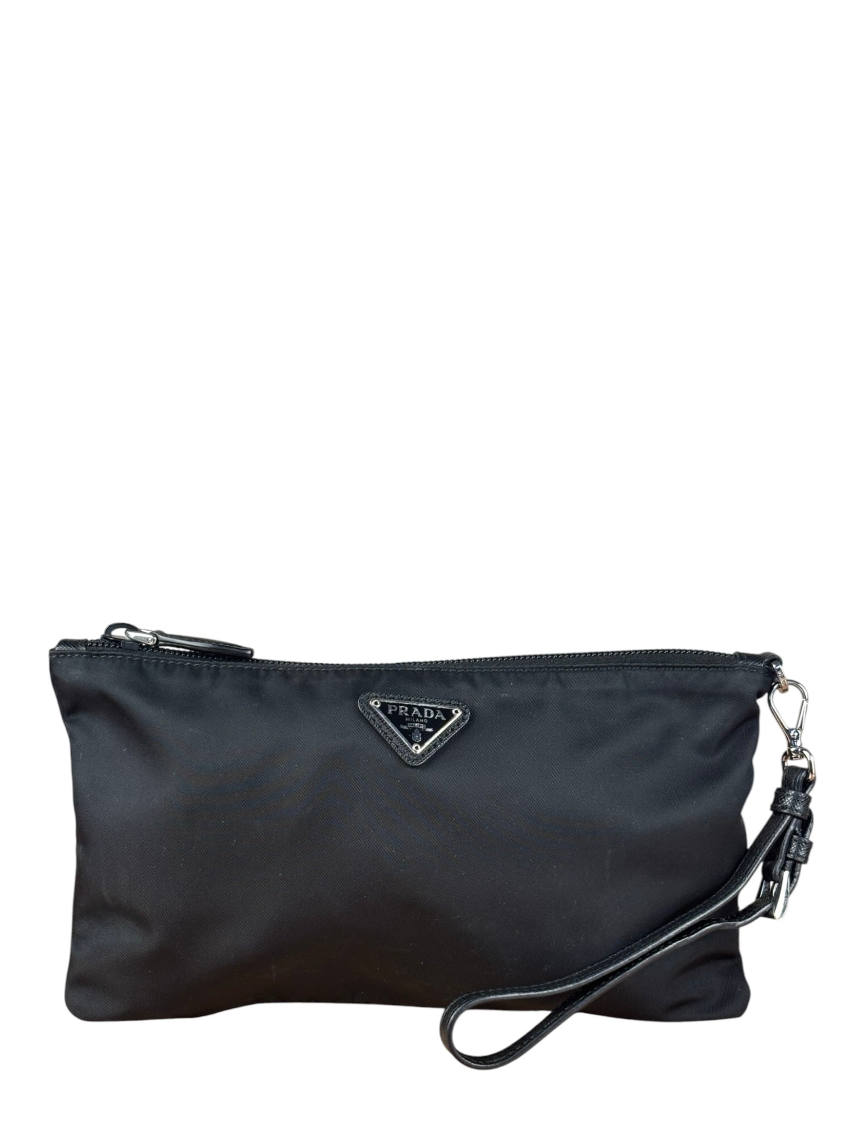 Prada Black Nylon Pouch