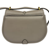Fendi Dove Gray Leather C'mon Crossbody Bag