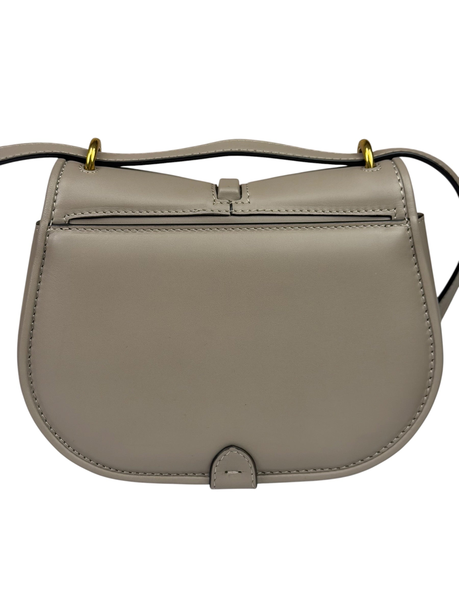 Fendi Dove Gray Leather C'mon Crossbody Bag