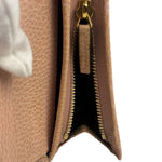 Gucci GG Nude Pink Leather Marmont Compact Eallet