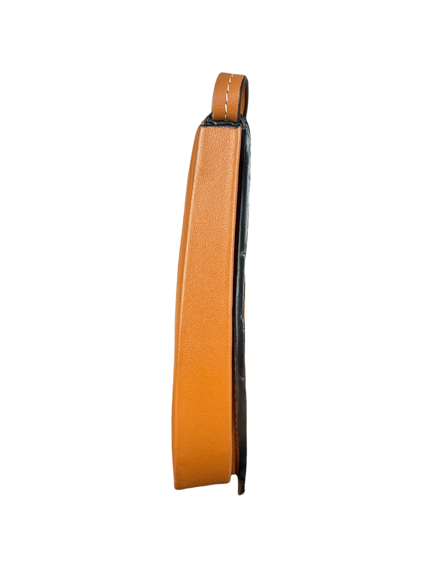 Loewe Camel Leather Heel Crossbody