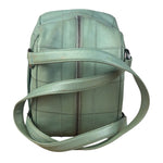 Chanel Light Green Quilt LAX Leather Bowler Bag 2004
