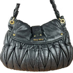 Miu Miu Vintage Calfskin Soho Shoulder Bag
