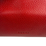 Gucci Red Bamboo Daily Leather Bag