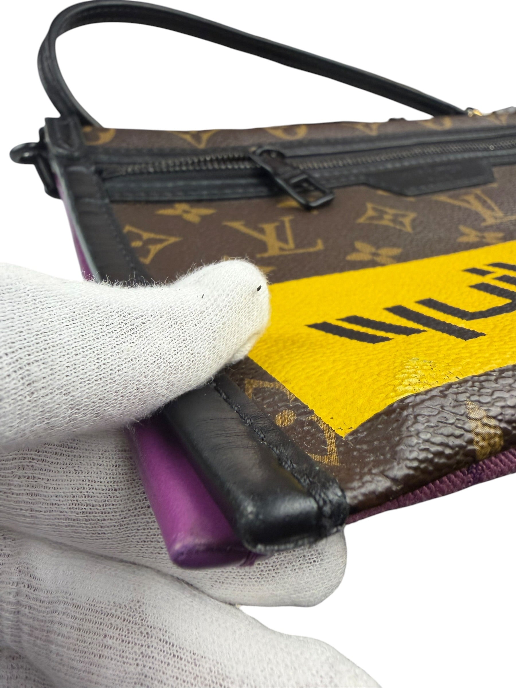 Louis Vuitton Limited Edition Flat Messenger Bag