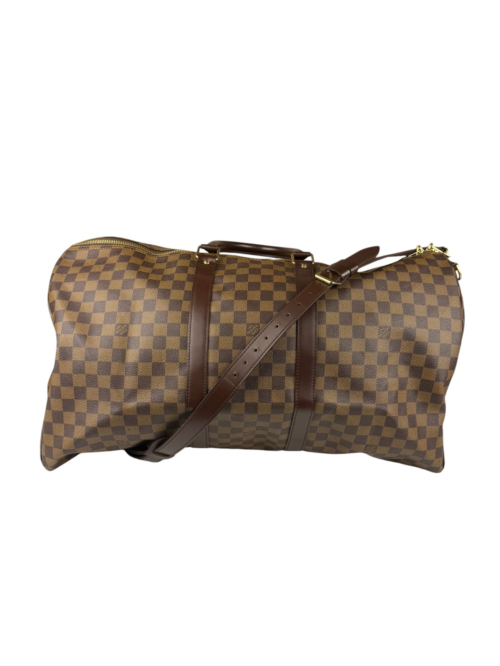 Louis Vuitton Damier Ebene Keepall Two-Way Bag