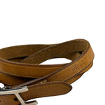 Hermes Brown Hapi 3 Triple Tour Wrap Bracelet