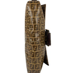 Fendi FF PVC Coated Sequin Buckle Baguette