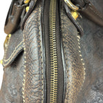 Gucci New Pelham Brown Leather Handbag