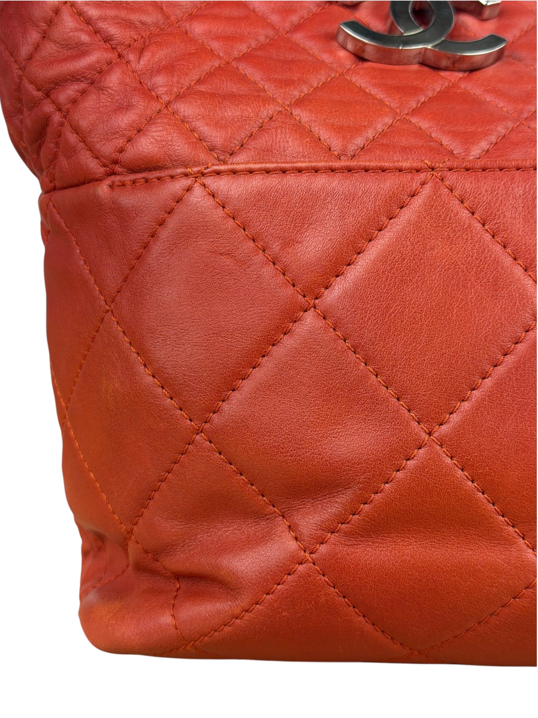 Chanel Quilted Lambskin In The Business North/South Tote 2010