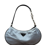 Prada Spazzolato Mini Grey Satin