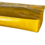 Burberry Yellow Vinyl Check Cosmetic Pouch