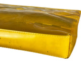 Burberry Yellow Vinyl Check Cosmetic Pouch