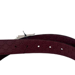 Gucci Burgundy GG Marmont Leather Belt