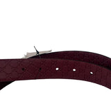 Gucci Burgundy GG Marmont Leather Belt
