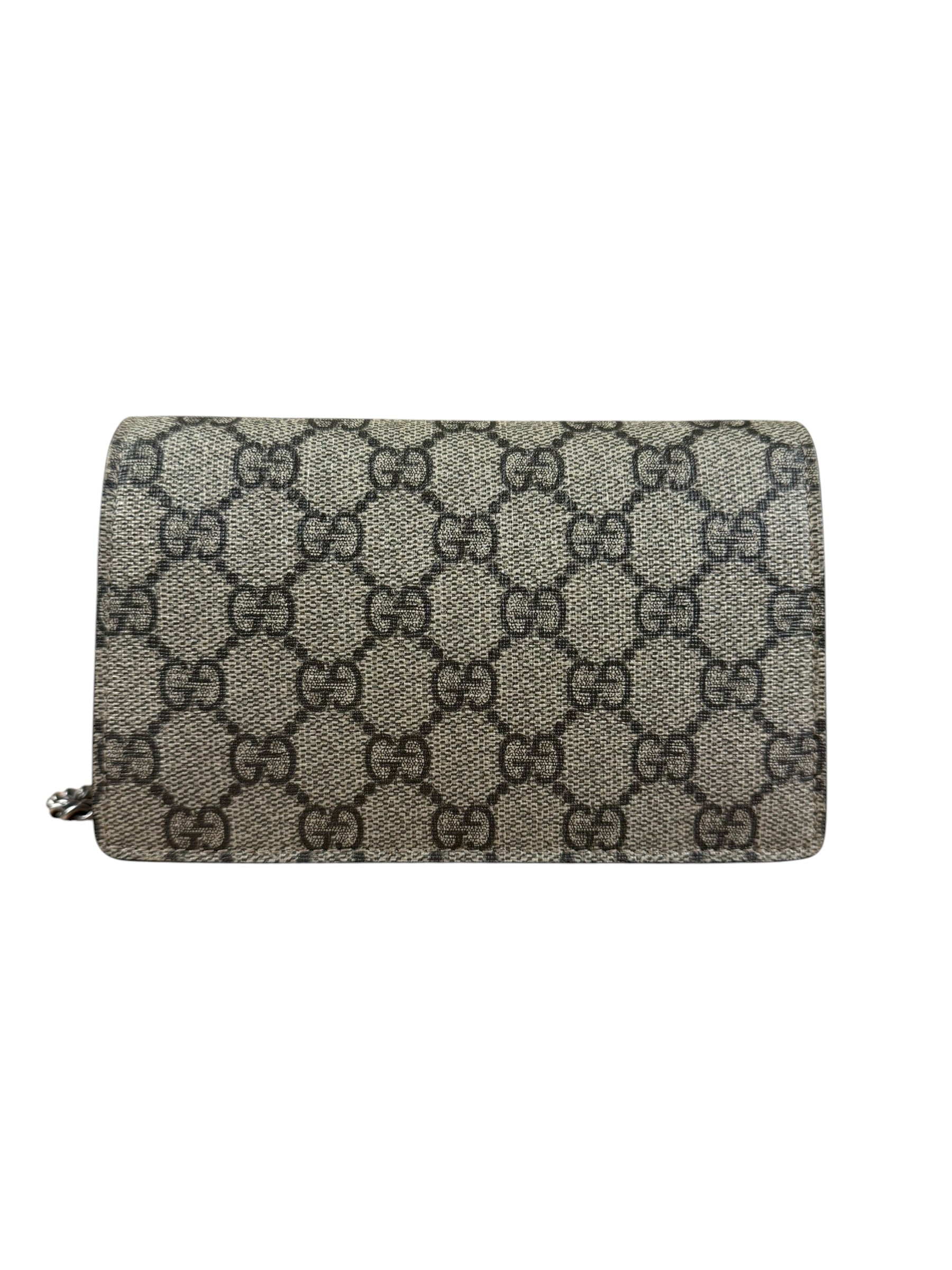 Gucci Dionysus GG Supreme Super Mini Bag Beige/Taupe