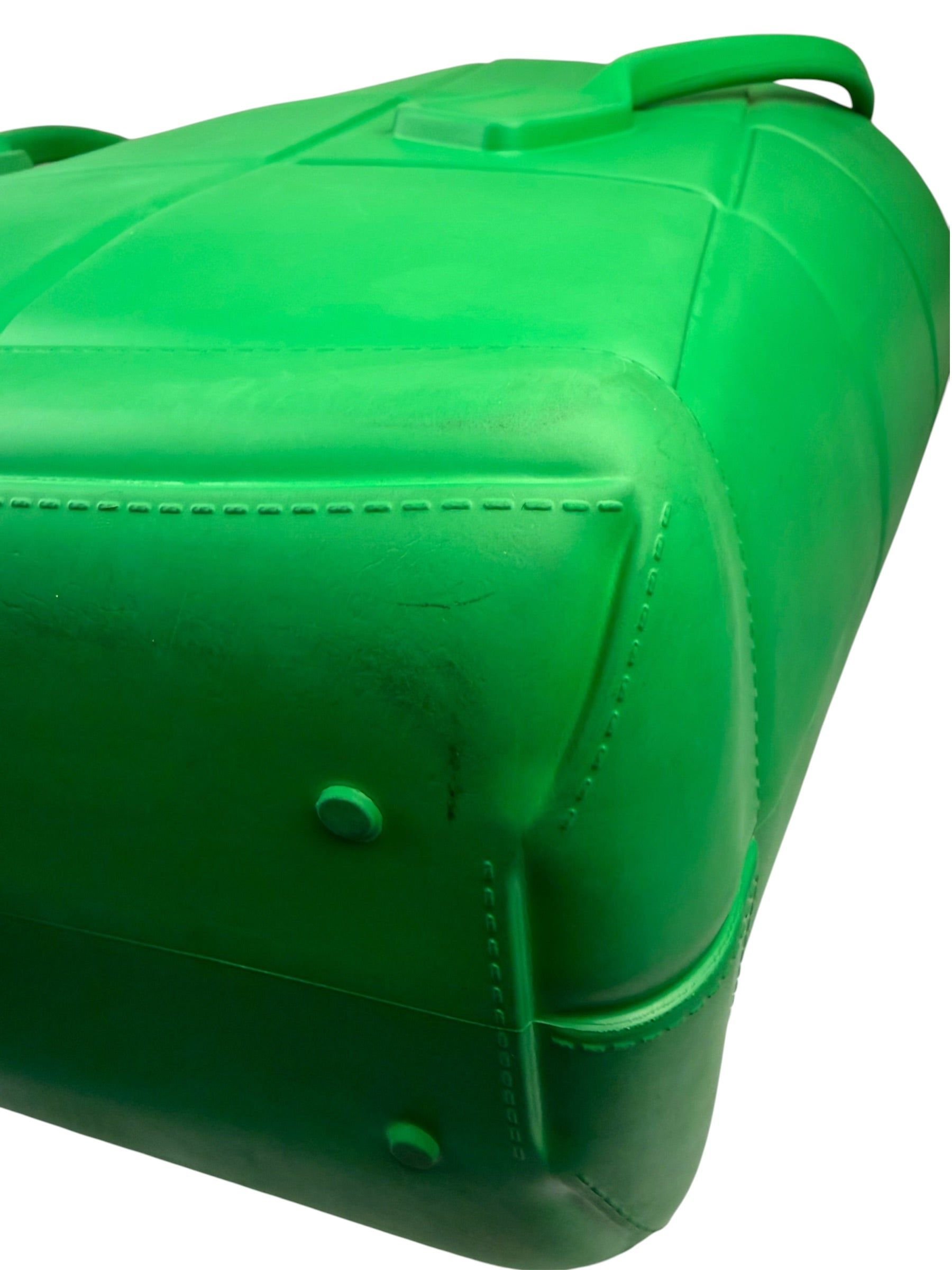 Bottega Veneta Green Acro Large Rubber Tote