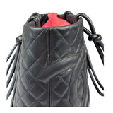 Chanel Black Quilted Calfskin Cambon Ligne Tote 2003