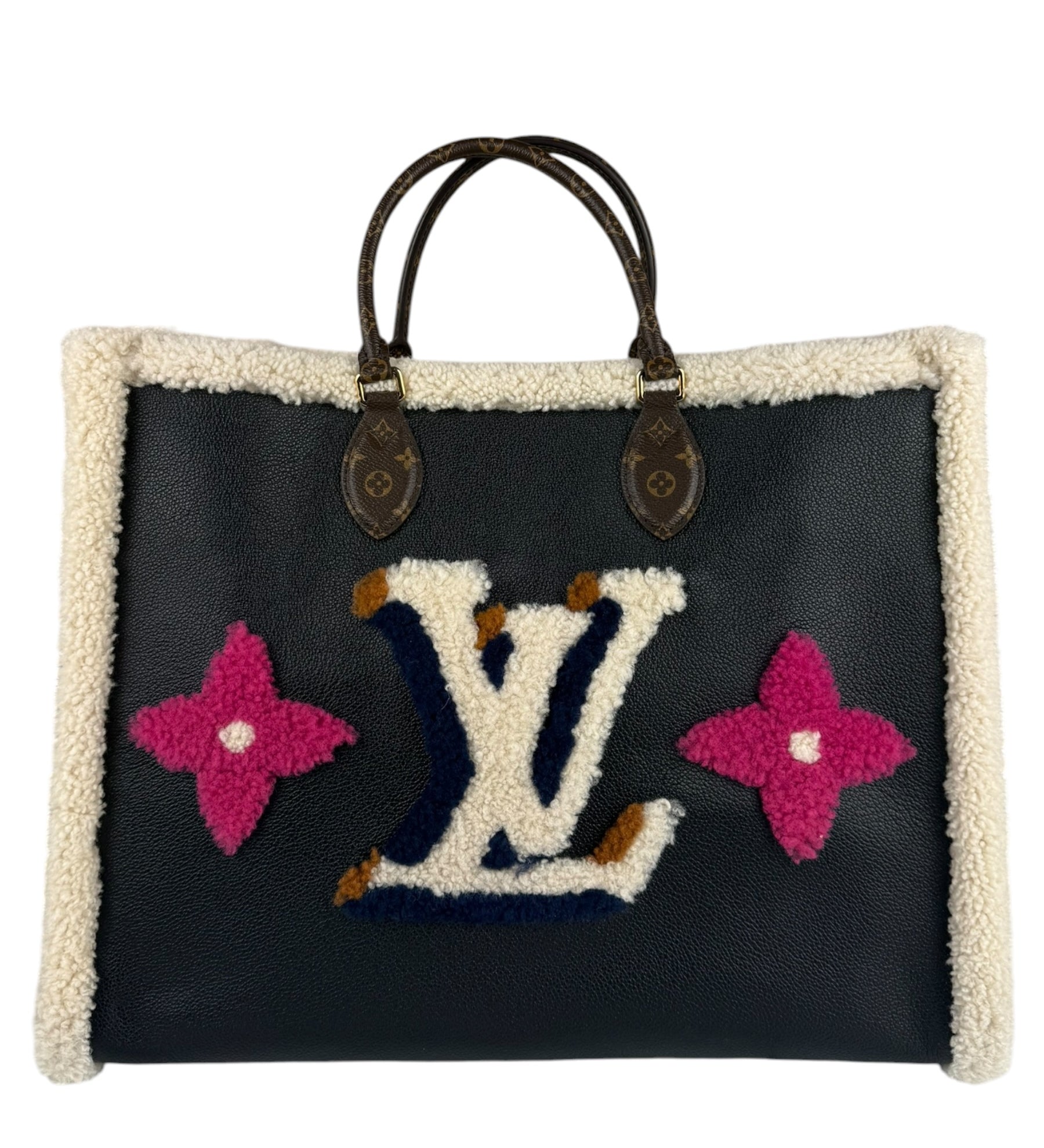 Louis Vuitton OnTheGo Black Leather 2020 Teddy Collection