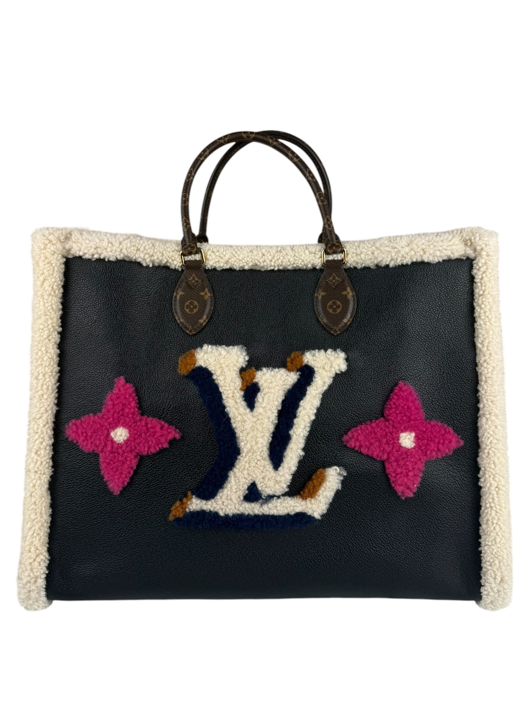 Louis Vuitton OnTheGo Black Leather 2020 Teddy Collection