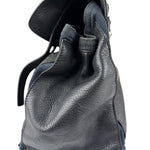Saint Laurent Vintage Black Leather Top Handle Bag