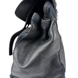 Saint Laurent Vintage Black Leather Top Handle Bag