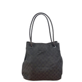 Gucci GG Denim leather Trim Gifford Tote Bag