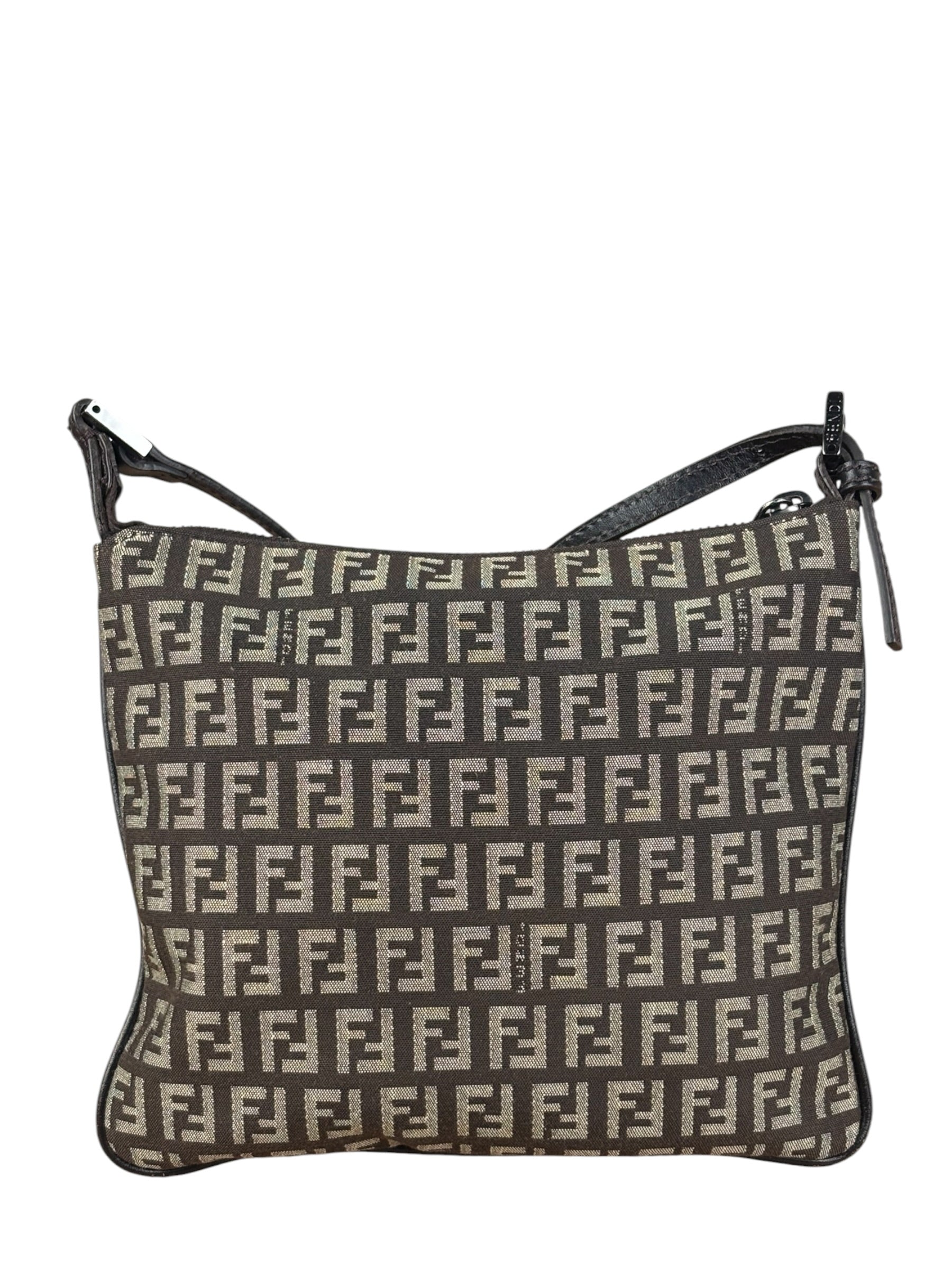 Fendi Vintage Brown Zucca Crossbody