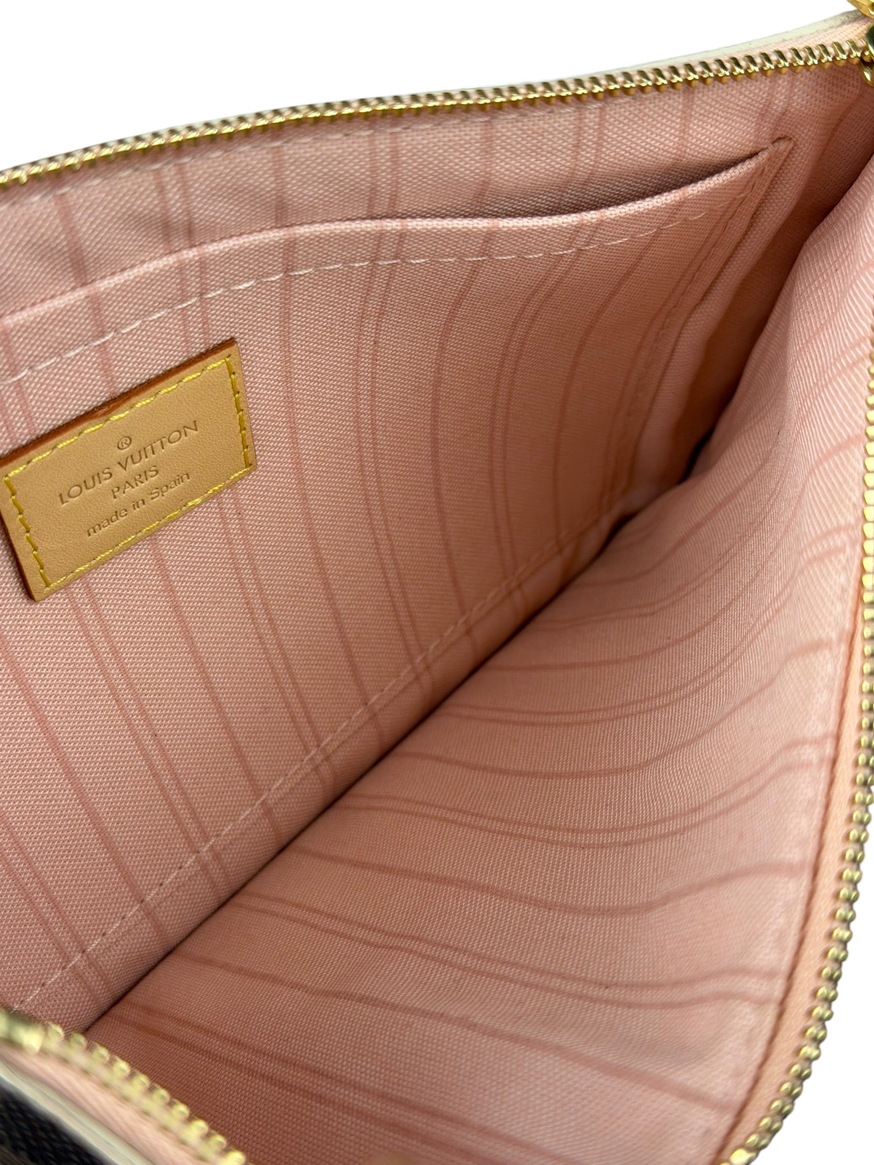 Louis Vuitton Limited Edition Pink Damier Azur Tahitienne Neverfull GM