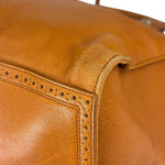 Balenciaga Brown Lambskin Riva Velo Two-Way Bag