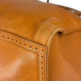 Balenciaga Brown Lambskin Riva Velo Two-Way Bag