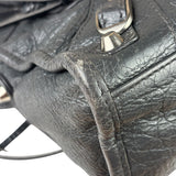 Balenciaga Grey Calfskin Mini Le City Bag