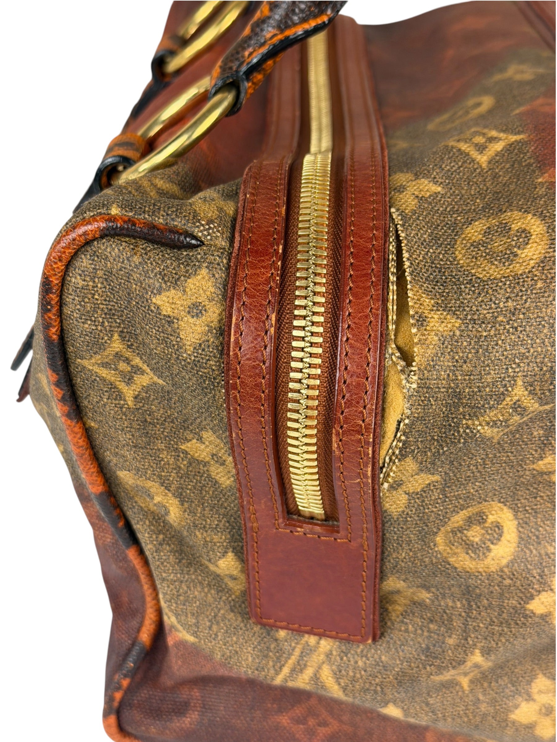 Louis Vuitton Multicolor Leather Mancrazy Jokes Handbag