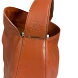 Loewe Vintage Brown Leather Shoulder Bag