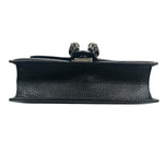 Gucci Black Pebbled Leather Dionysus Small Chain Shoulder Bag