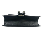 Gucci Black Pebbled Leather Dionysus Small Chain Shoulder Bag