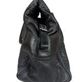 Fendi Black Leather Etniko Du Jour Shoulder Bag