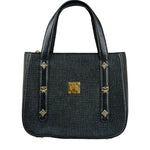 MCM Black Saffiano Leather Handbag