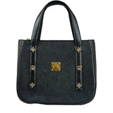 MCM Black Saffiano Leather Handbag