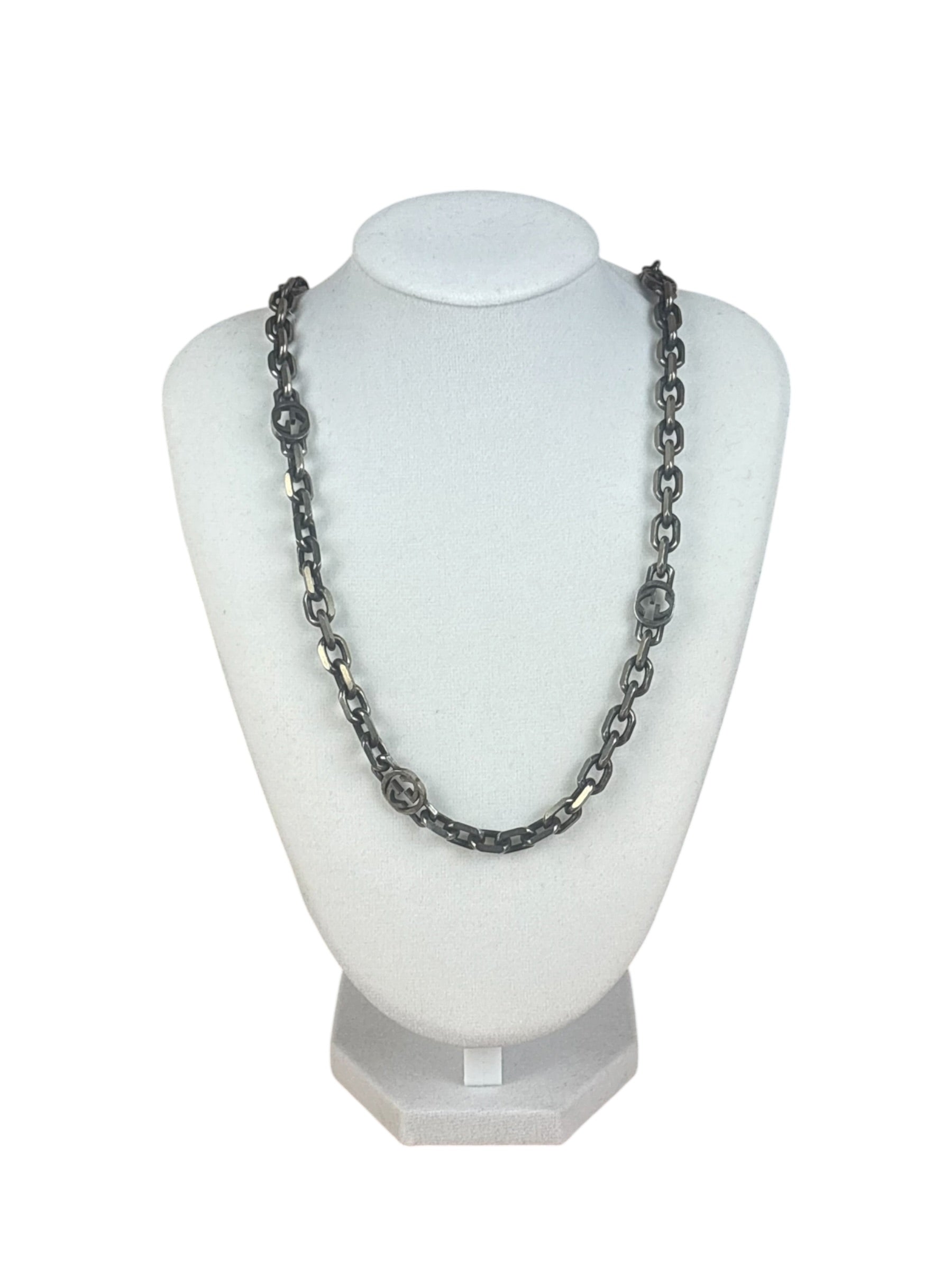 Gucci Interlocking G Station Neckless